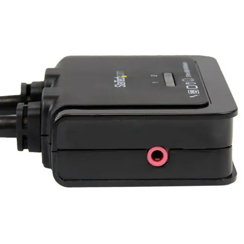 Conmutador Switch KVM 2 puertos HDMI USB Audio con Cables Integrados - 1080p - Imagen 5
