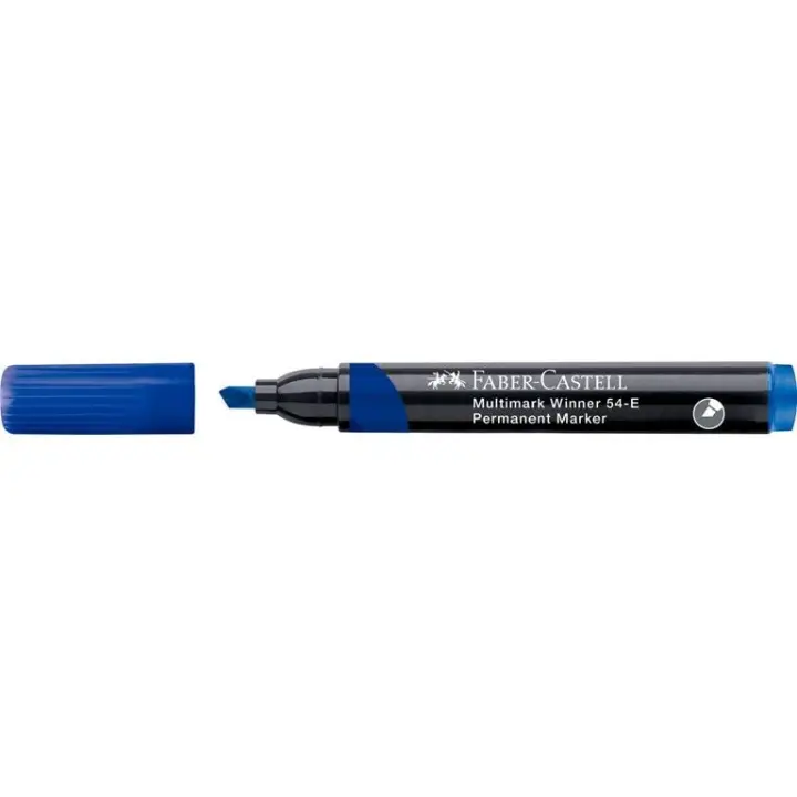 153151 marcador permanente Punta de cincel Azul
