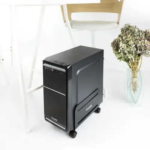 Soporte metálico para CPU de suelo con ruedas - Imagen 9