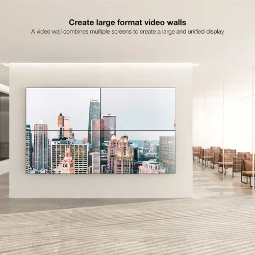 Soporte Video Wall de Pared para Pantalla 45"-70", Negro - Imagen 8