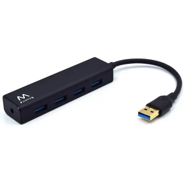 EW1136 hub de interfaz USB 3.2 Gen 1 (3.1 Gen 1) Type-A 480 Mbit/s Negro