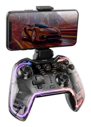 MGP-BT2 Negro, Transparente Bluetooth/USB Gamepad Analógico/Digital Android, Nintendo Switch, Nintendo Switch 2, Nintendo Switch Lite, Nintendo Switch OLED, PlayStation 4, Playstation 3 - Imagen 2