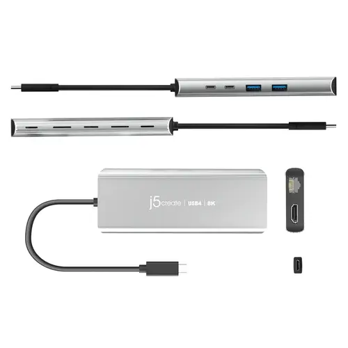 JCD403-N Concentrador de múltiples puertos USB4® de 8K - Imagen 3