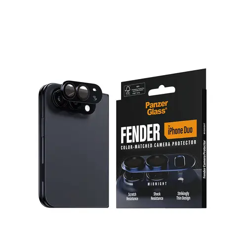 ® Fender Camera Lens Protector Midnight iPhone Duo Protector de pantalla Apple 1 pieza(s) - Imagen 6