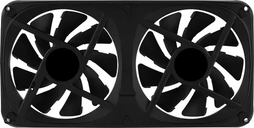 ASTRO24 Doble Ventilador PC 12cm ARGB LED Soporte Antivibración Negro - Imagen 4