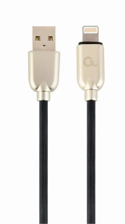 CC-USB2R-AMLM-1M cable de conector Lightning Negro