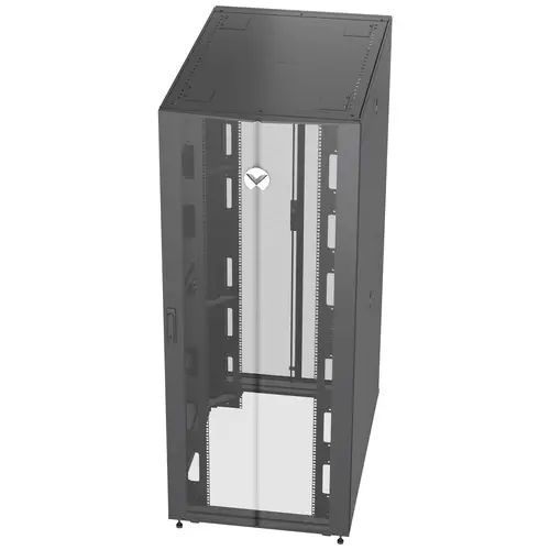 VR3150 armario rack 42U Rack o bastidor independiente Negro, Transparente - Imagen 2