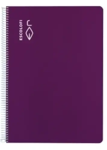 BLOCK ESCOLOFI A4 80h HZT. 70g VIOLETA - Pack de 5 unidades