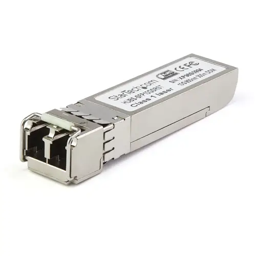 Módulo Transceptor SFP+ Compatible con el Modelo SFP-10G-SR de Dell EMC - 10GBASE-SR - Fibra Multimodo (MMF) de 10GbE - SFP+ Ethernet Gigabit 10Gb - LC - 400m - 850nm - DDM - Imagen 1