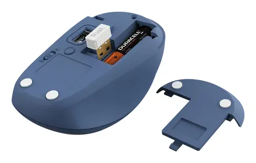 Yvi+ ratón Universal Ambidextro RF Wireless + Bluetooth Óptico 1600 DPI - Imagen 4