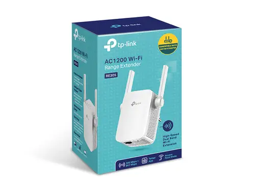 RE305 ampliador de red Repetidor de red Blanco 10, 100 Mbit/s - Imagen 3