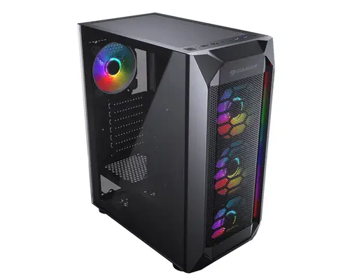 CGR-5VM6B-MESH-G-RGB Midi Tower Negro - Imagen 4