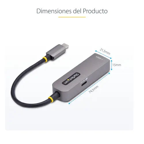 Adaptador de Red USB Tipo C a Ethernet - Adaptador de Red Externo USB-C a RJ45 de 1Gb - USB 3.1 - Entrega de Alimentación PD de 100W de Paso - Compatible con Thunderbolt - Windows y Mac - Imagen 12