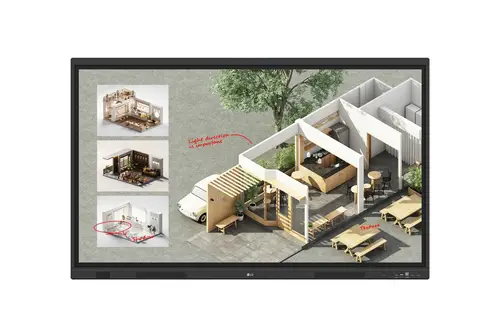 CreateBoard Standard pizarra blanca interactiva 139,7 cm (55") 3840 x 2160 Pixeles Pantalla táctil Negro - Imagen 1