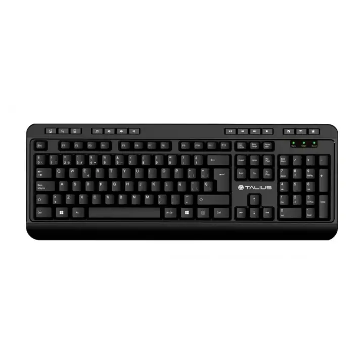 KB503 teclado Oficina USB QWERTY Inglés, Español Negro