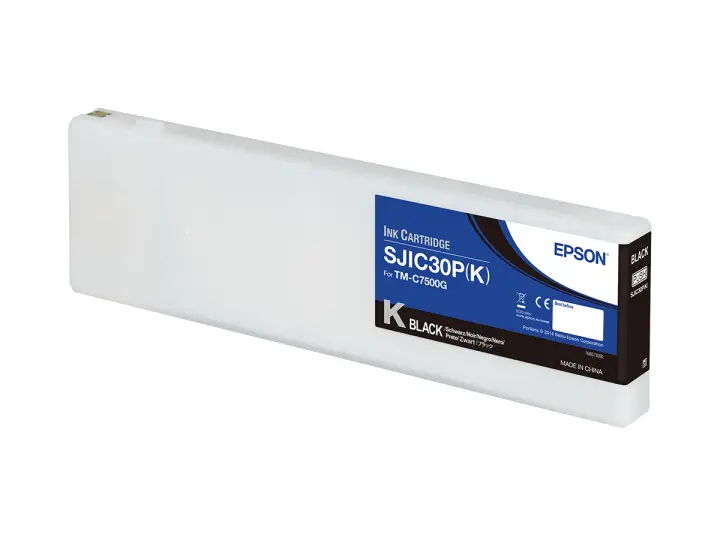 SJIC30P(K): Ink cartridge for ColorWorks C7500G (Black)