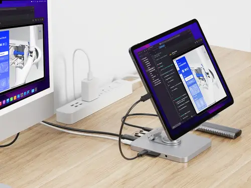 DONN26G mueble y soporte para dispositivo multimedia Plata Tableta Carro para administración de tabletas - Imagen 7