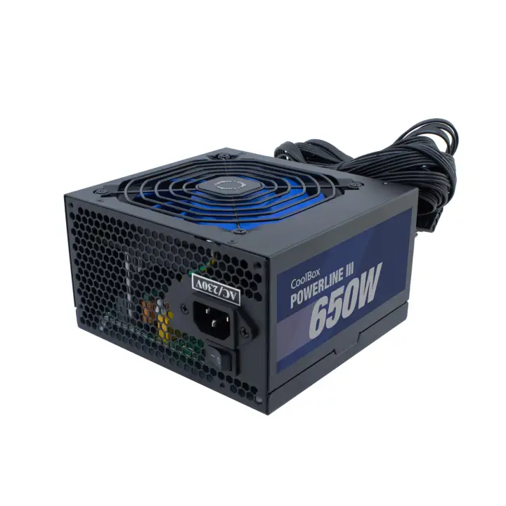 Powerline III 650 unidad de fuente de alimentación 650 W 20+4 pin ATX ATX Negro
