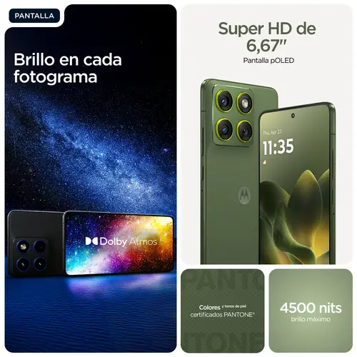 SMARTPHONE MOTOROLA EDGE 70 8GB/256GB BRONZE GREEN - Imagen 17