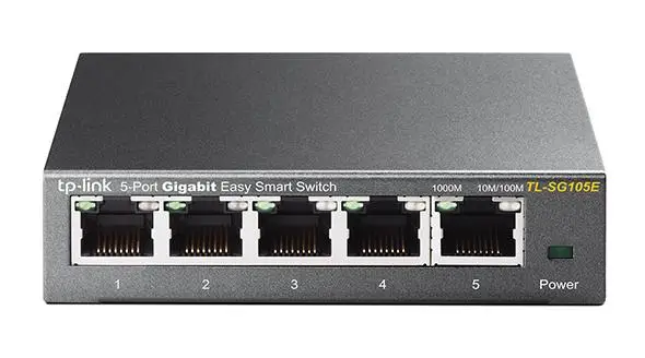 TL-SG105E Gestionado L2 Gigabit Ethernet (10/100/1000) Negro