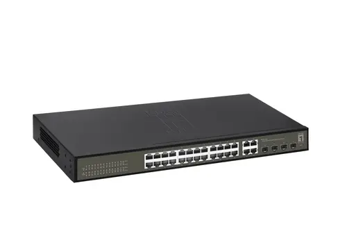 GES-2128 switch Gestionado L2 Gigabit Ethernet (10/100/1000) Negro - Imagen 4