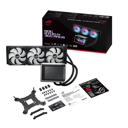 ROG RYUO IV 360 ARGB Procesador Sistema de refrigeración líquida todo en uno 12 cm Negro - Imagen 12