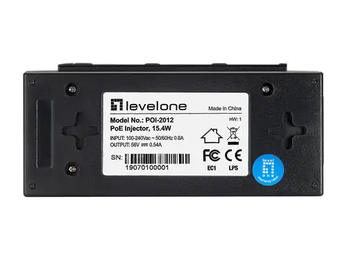 POI-2012 adaptador e inyector de PoE Ethernet rápido 52 V - Imagen 6