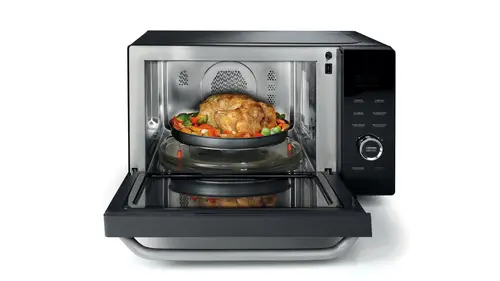 H30MOBS10HC microondas Negro Microondas combinado Encimera 30 L 1000 W - Imagen 2