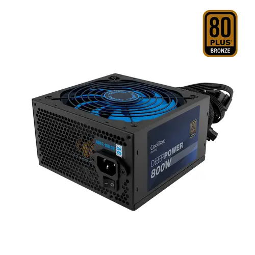 Fuente de alimentación ATX DeepPower 800W 80 Plus Bronze 14CM Full Range - Imagen 1