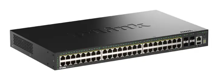 DGS-1530-52P/E switch Gestionado L2 Gigabit Ethernet (10/100/1000) Energía sobre Ethernet (PoE) Negro