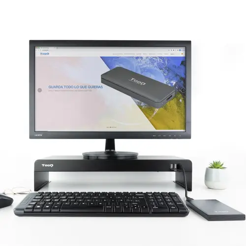 TQMR0124 soporte para monitor Independiente Negro - Imagen 5