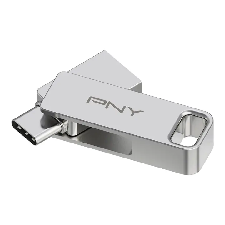DUO LINK unidad flash USB 256 GB USB Type-A / USB Type-C 3.2 Gen 1 (3.1 Gen 1) Acero inoxidable
