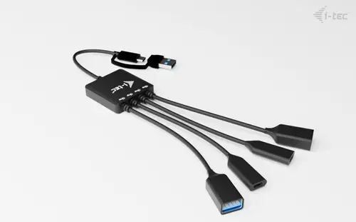 USB-C/USB-A Cable HUB 4 port (2x USB-C, 2x USB-A) - Imagen 4