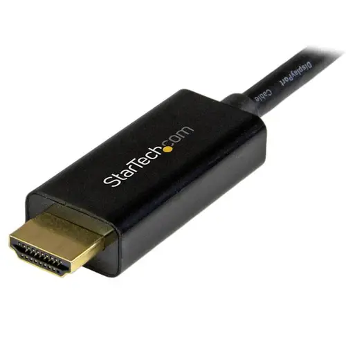 Cable Conversor Mini DisplayPort a HDMI de 2m - Color Negro - Ultra HD 4K - Imagen 4