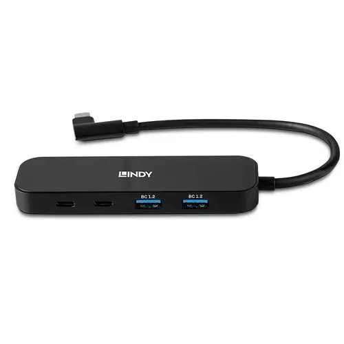 43334 hub de interfaz USB 3.2 Gen 2 (3.1 Gen 2) Type-C 10000 Mbit/s Negro - Imagen 3