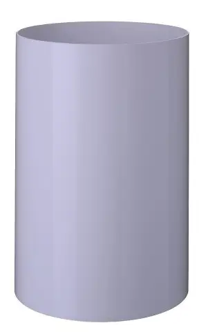 2000 ML PS cubo de basura Alrededor Poliestireno Mauve