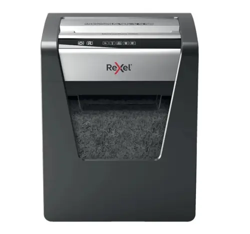Momentum X415 triturador de papel Corte cruzado Negro, Gris - Imagen 1