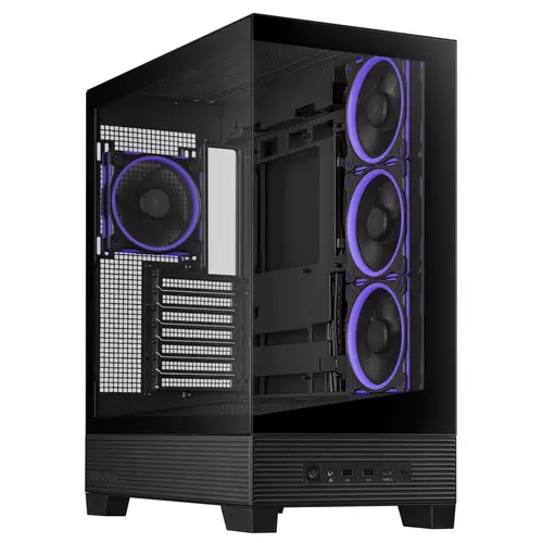 A31 Plus TG ARGB BLACK Midi Tower Negro - Imagen 2
