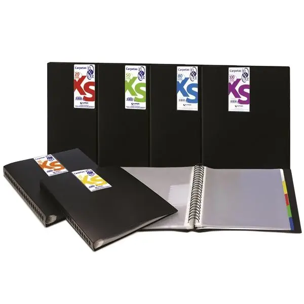 CARPETA 20FUND. GRAFOPLAS IN&OUT XS 39452010 NEGRO