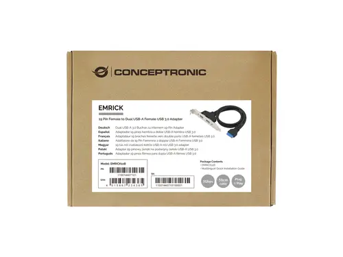 EMRICK11B tarjeta y adaptador de interfaz Interno USB 3.2 Gen 1 (3.1 Gen 1) - Imagen 3