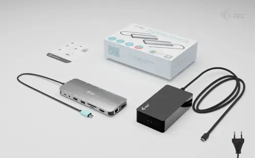 Metal USB-C Nano 3x Display Dock, 2x HDMI 1x USB-C video with Power Delivery 140W + Universal Charger 140 W - Imagen 6