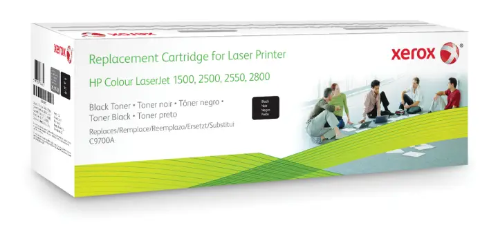Cartucho de tóner negro. Equivalente a HP C9700A/Q3960A. Compatible con HP Colour LaserJet 1500, Colour LaserJet 2500, Colour LaserJet 2550, Colour LaserJet 2820/2840