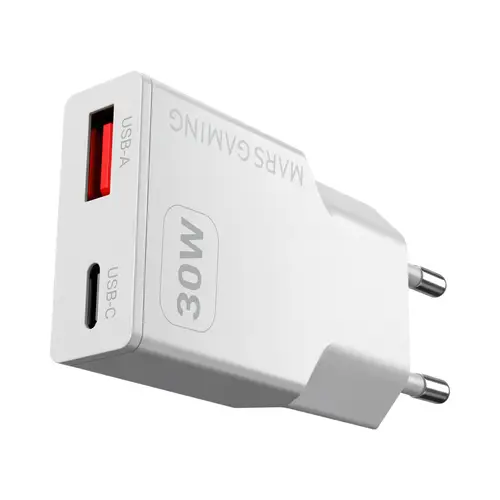 MDGAN30W cargador de dispositivo móvil Blanco - Imagen 1