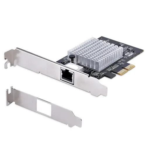 Tarjeta PCIe Adaptadora de Red de 1 Puerto RJ45 10Gb para PC o Servidor, Tarjeta PCI Express Ethernet de 6 Velocidades Compatible con Tramas Jumbo, 10GBASE-T/NBASE-T - Imagen 8