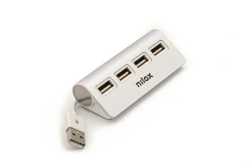 HUB sobremesa de aluminio con 4 puertos USB 2.0 - Imagen 4