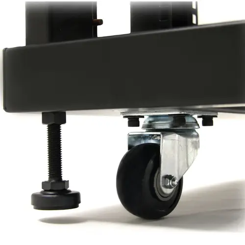 Armario Rack para Servidores 32U 19" 4 Columnas - Rack de Servidores con Cerradura y Seguro - Rack con Ruedas y Carriles de Montaje Ajustables para Equipo de Red - Imagen 7