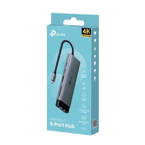 UH9120C hub de interfaz USB 3.2 Gen 1 (3.1 Gen 1) Type-C 5000 Mbit/s - Imagen 4