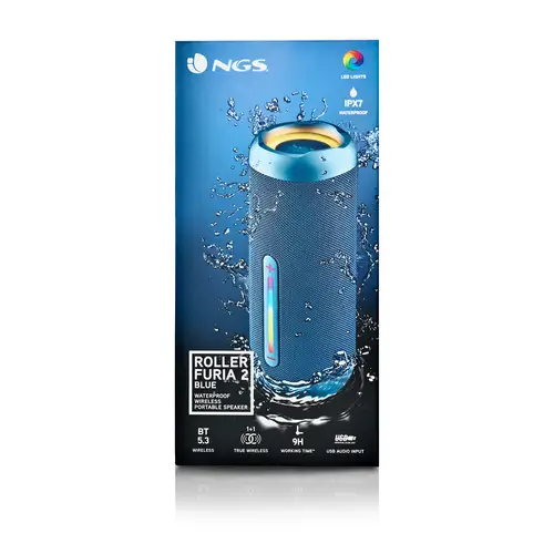 ROLLER FURIA 2 Altavoz portátil estéreo Azul 15 W - Imagen 5