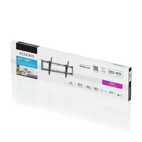Soporte ECO Inclinable para Monitor/Tv 75Kg de 43-90, Negro - Imagen 6