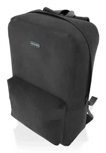 ASBG-BP080-BK maletines para portátil 39,6 cm (15.6") Mochila Negro - Imagen 2